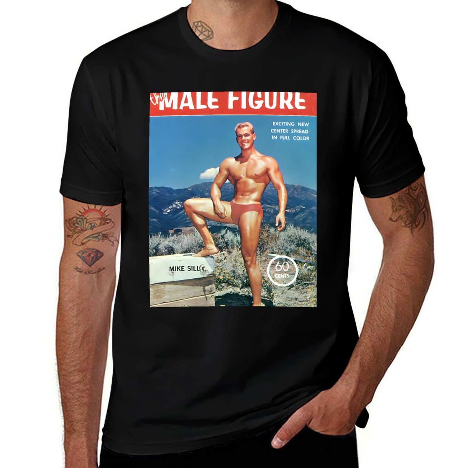 Vintage Fashion Magazine Covers - Het mannelijke figuur met Mike Sill