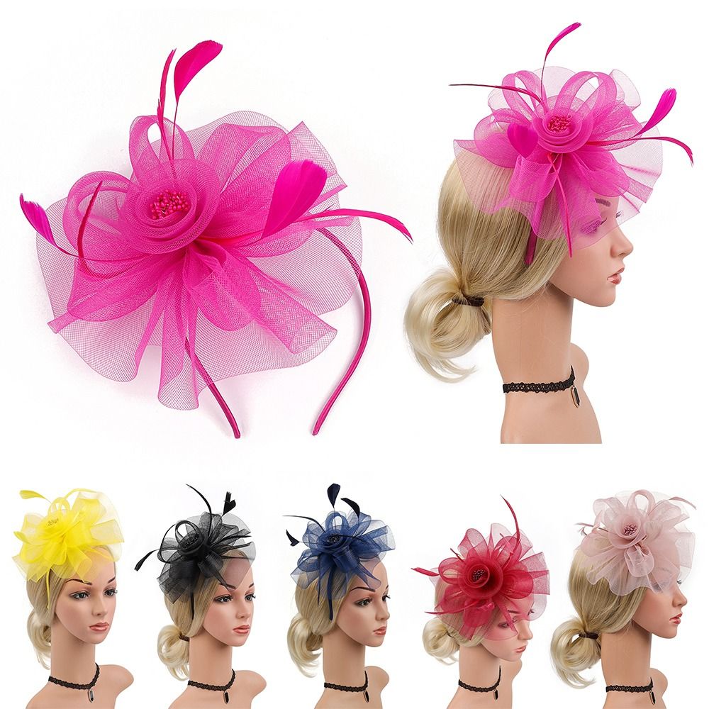 Vintage Fashion Hats - Veren Lint Fascinator Hoeden Vintage Mesh