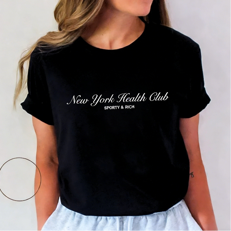 Vintage Fashion York - New York Letters Afdrukken Dames T-shirt