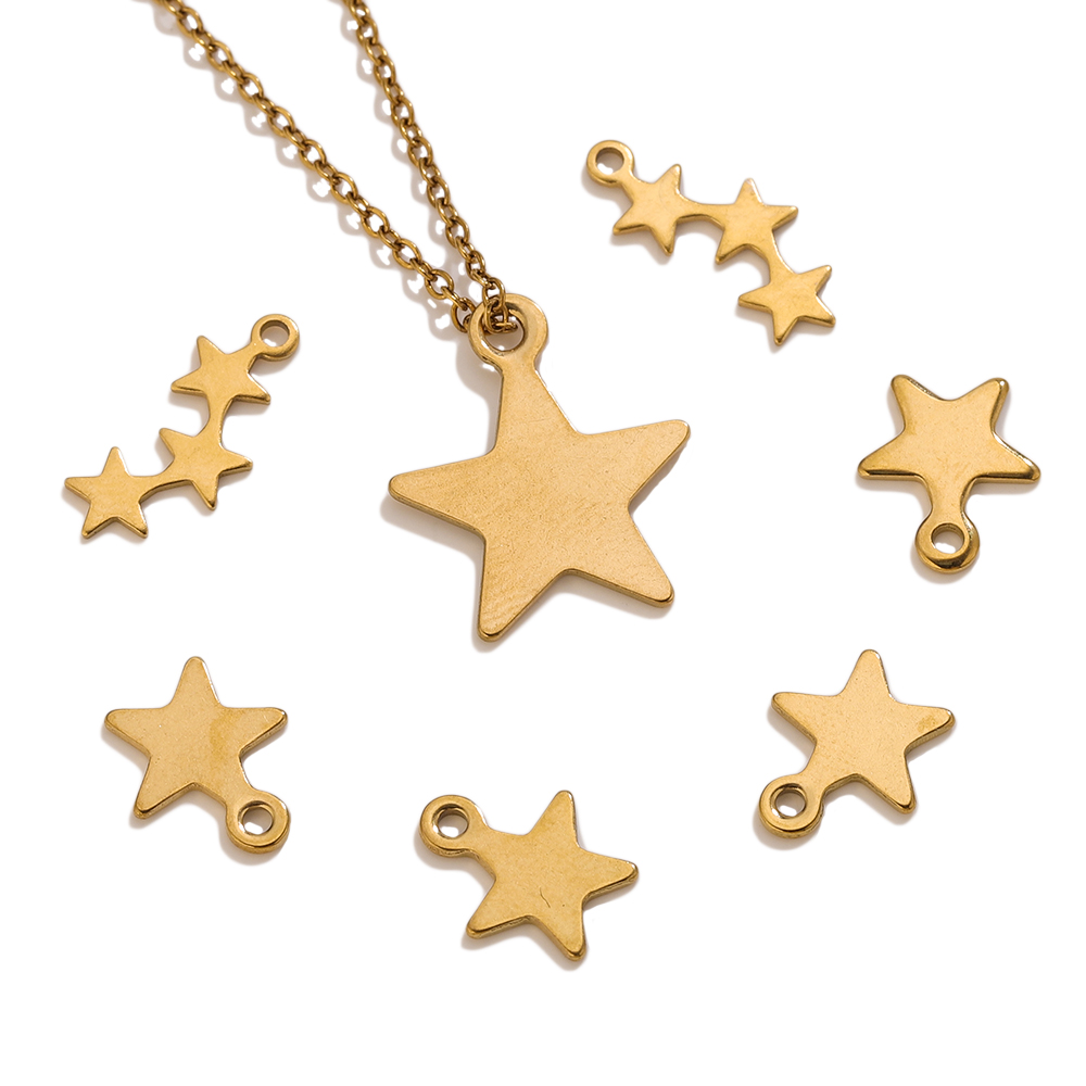 Vintage Fashion Jewelry Necklaces - 20 stks/partij Star Charms voor het