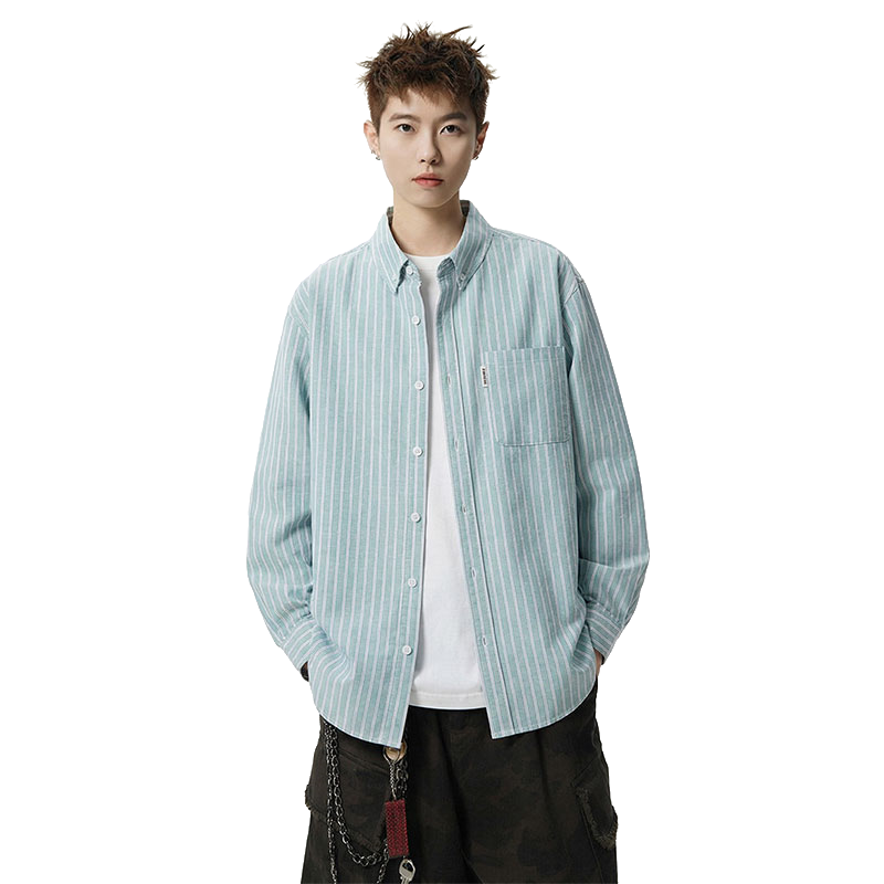 Vintage Fashion Outfits Men - Mode heren vintage gestreept overhemd met