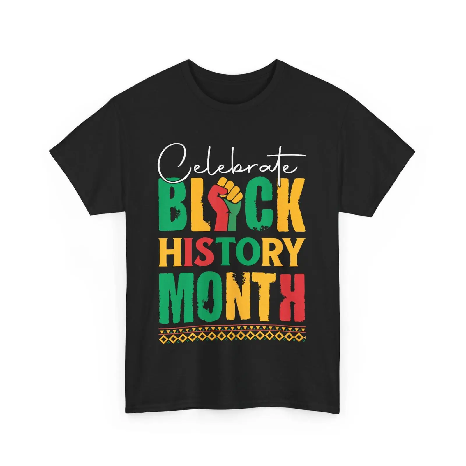 Vintage Fashion History - Vier de Black History Month T-shirt