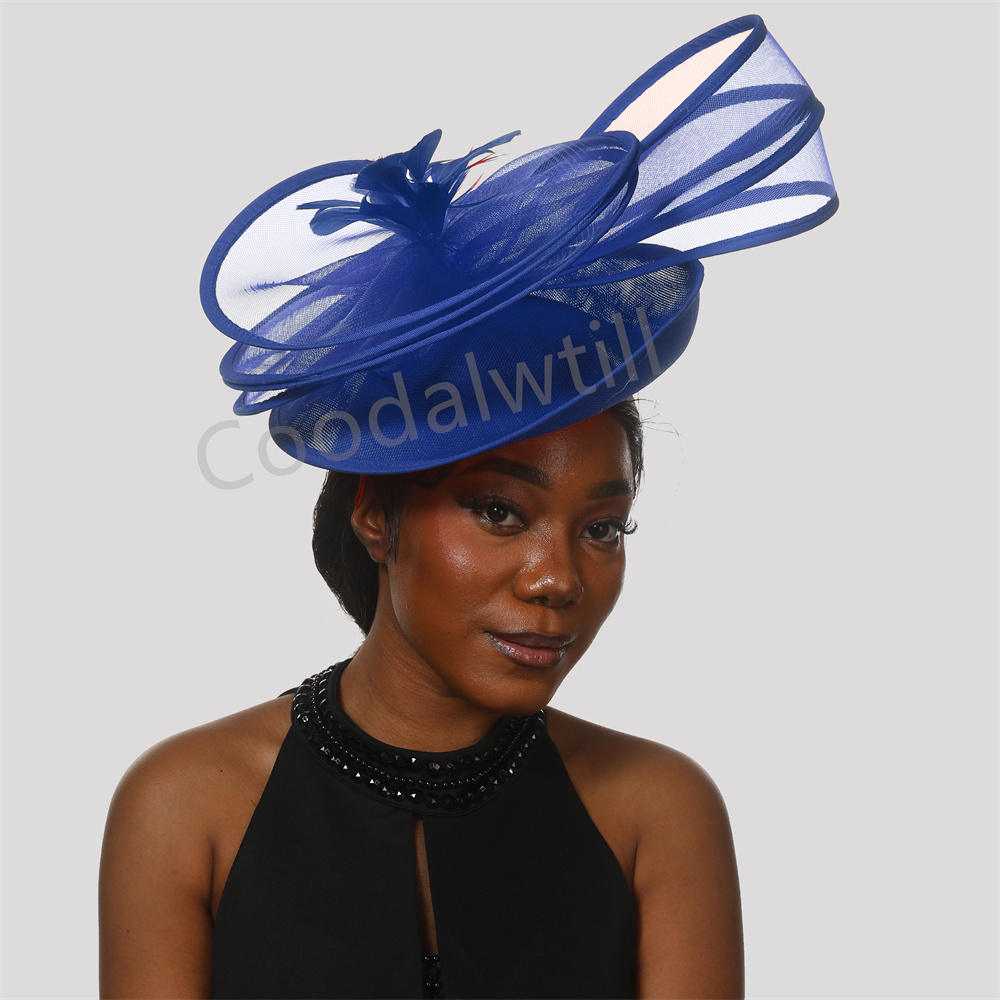 Vintage Fashion Hats - Veren Derby Hoed Bloem Fascinator Vrouwen