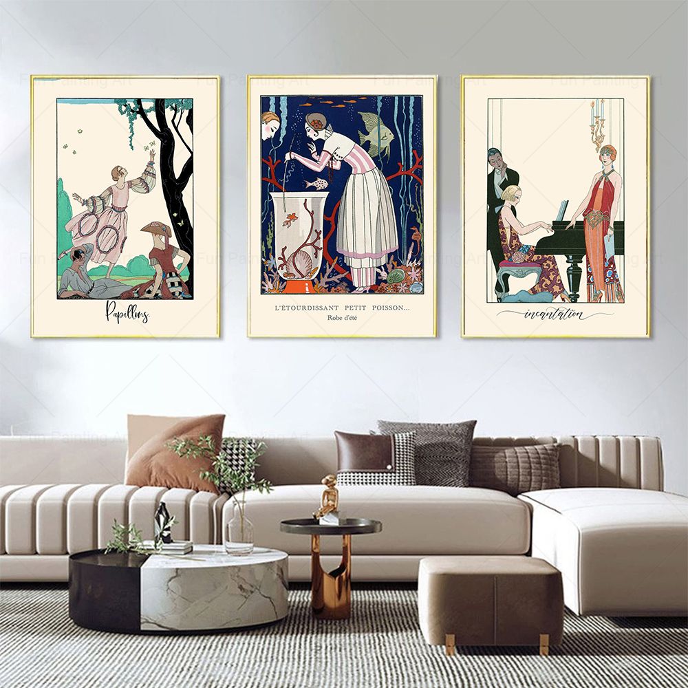 Vintage Fashion Magazine Covers - Vintage Print jaren 1920 Franse Mode