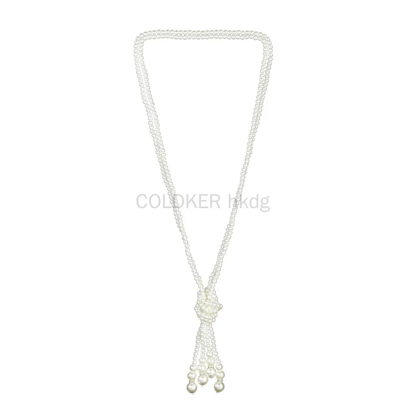 Vintage Fashion Jewelry Necklaces - Jaren '20 parelketting mode nep parels