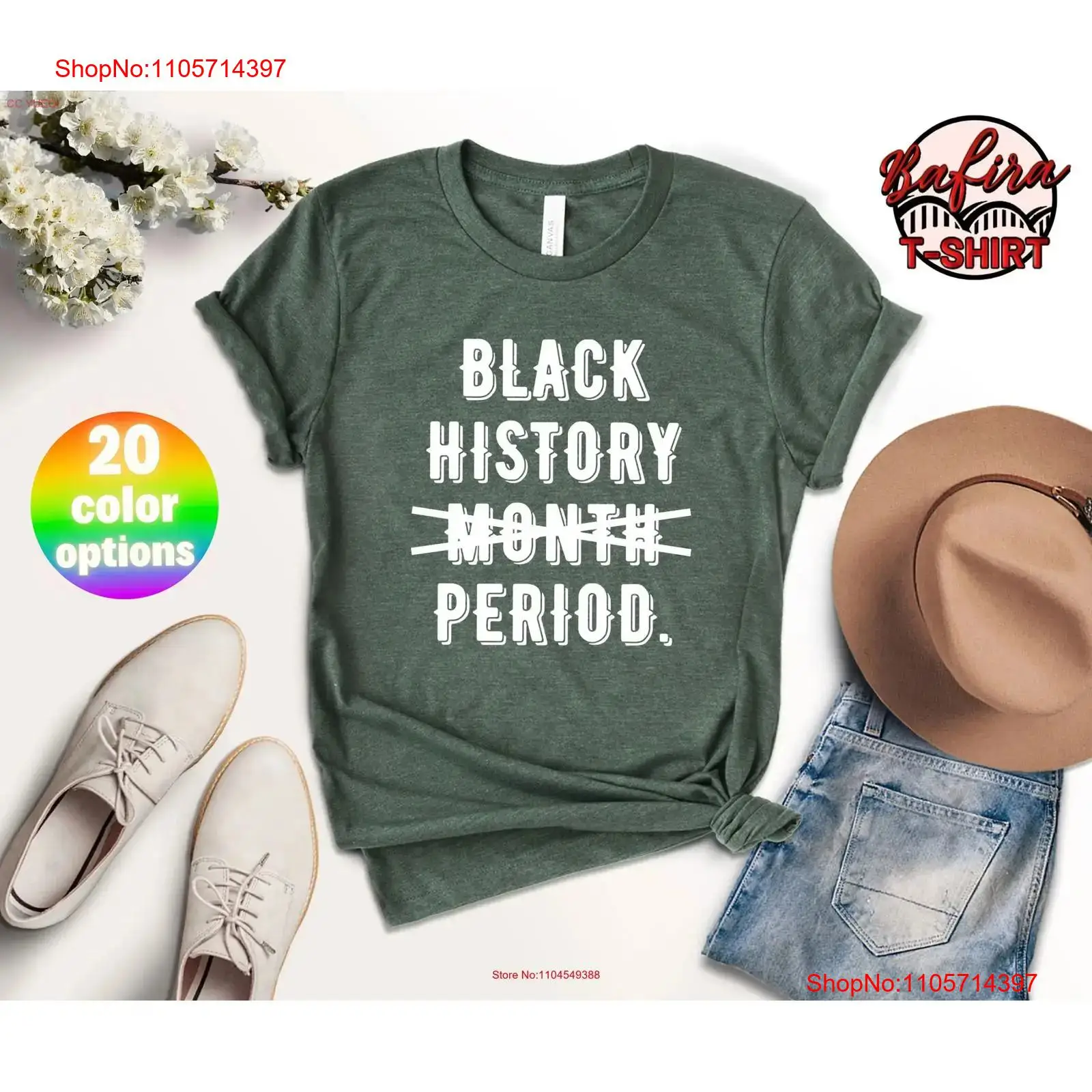 Vintage Fashion History - Black History Month T-shirt: 'Is Strong