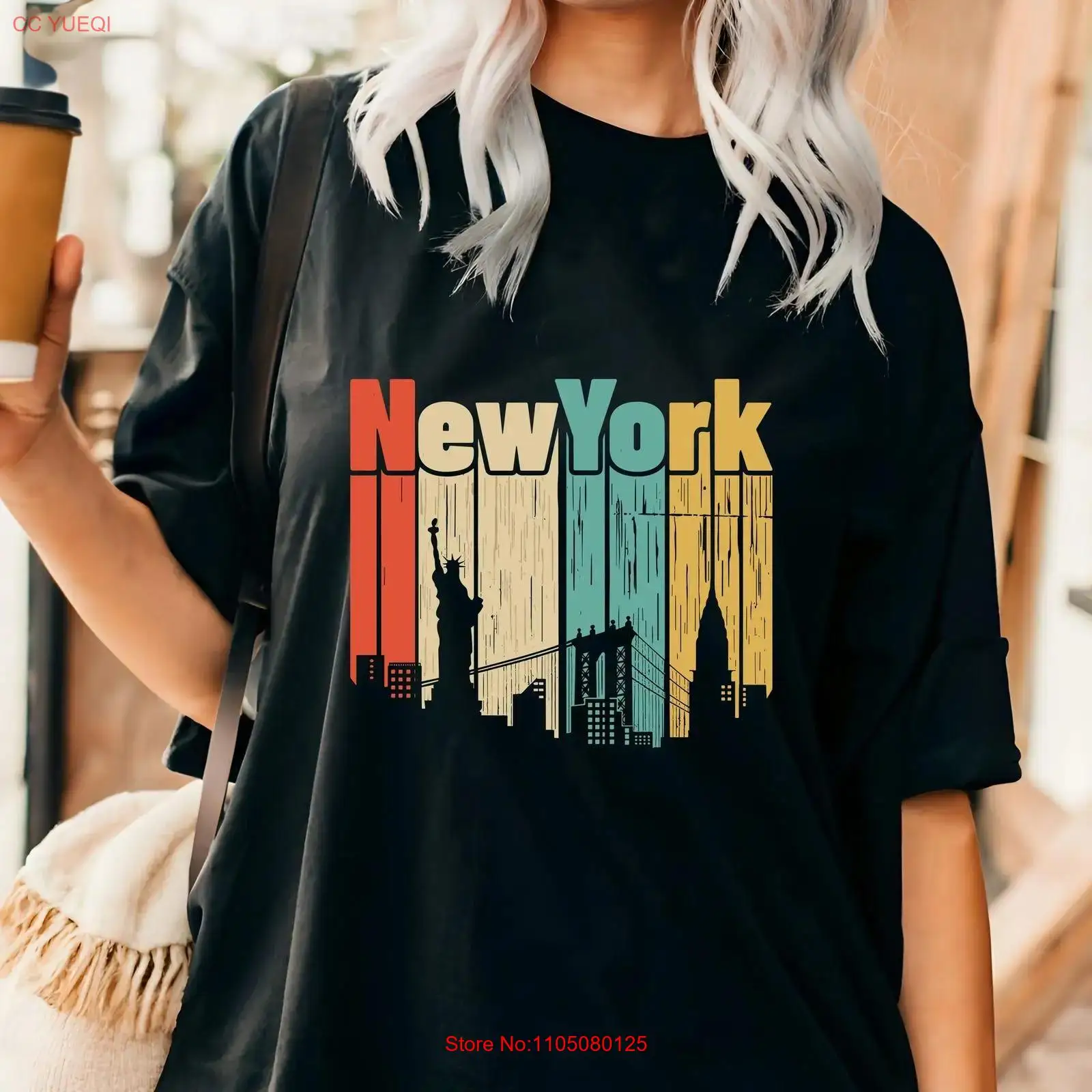 Vintage Fashion York - New York retro T-shirt USA Travel