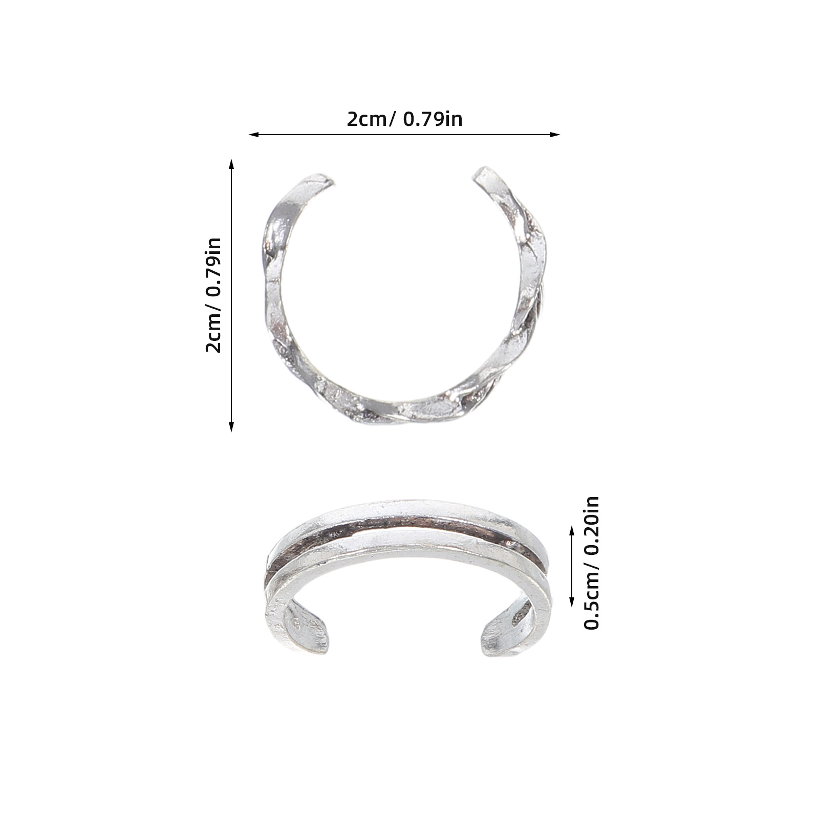 12 Stuks Verstelbare Vintage M - Vintage Fashion Rings recensie en prijs