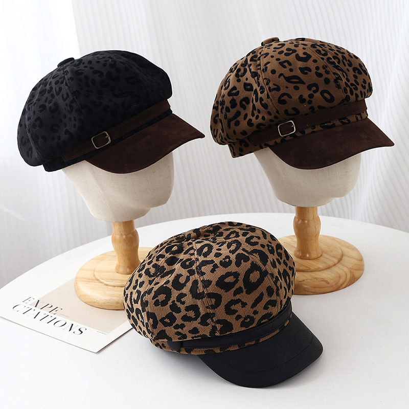 Retro luipaardprint brede rand - Vintage Fashion Hats recensie en prijs