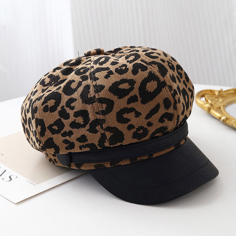 Retro luipaardprint brede rand - Vintage Fashion Hats recensie en prijs