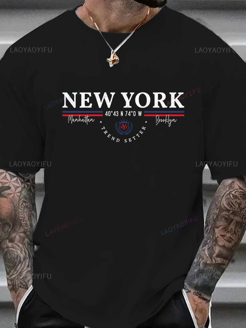 New York Letter Graphic Tee Un - Vintage Fashion York recensie en prijs
