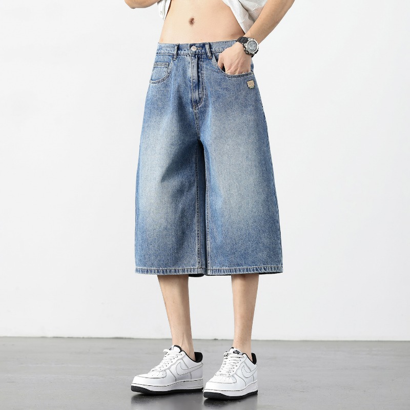 Amerikaanse vintage denim kort - Retro Vintage Korean Fashion recensie en prijs