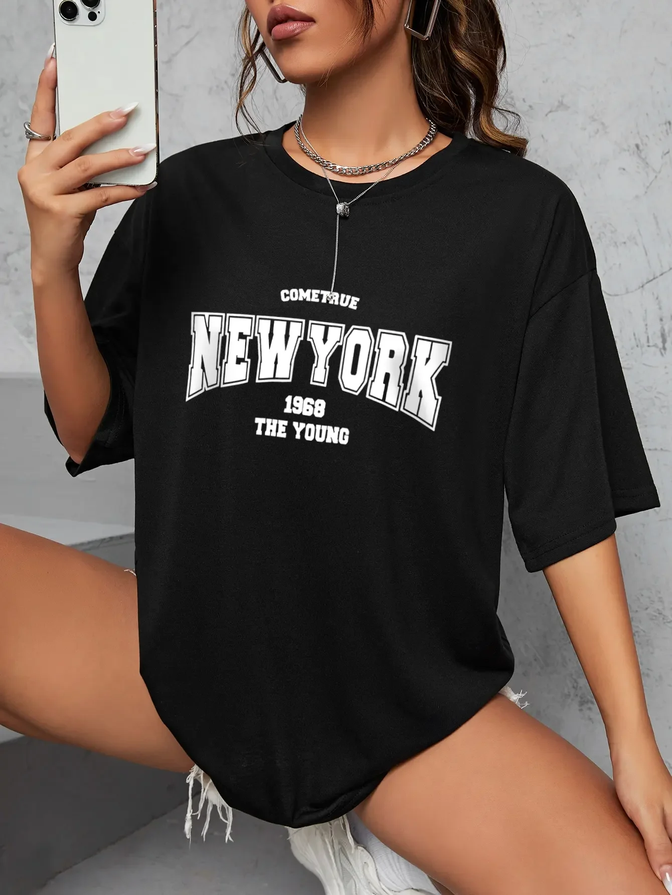 Vintage 1968 New York grafisch - Vintage Fashion York recensie en prijs