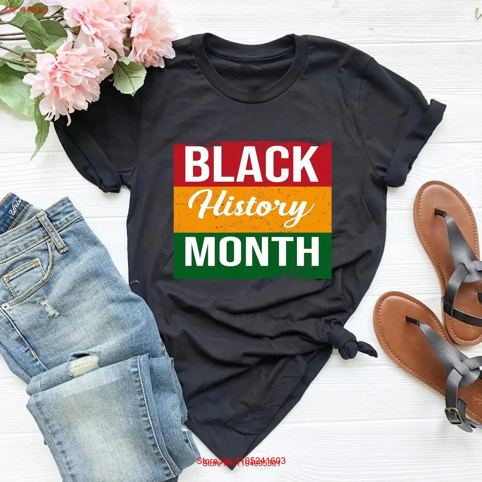 Black History Month T-shirt Li - Vintage Fashion History recensie en prijs