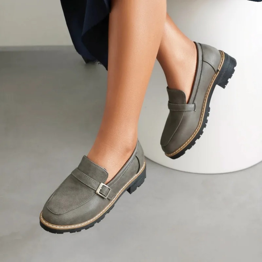 Dames zwarte leren loafers met - Vintage Slip Dress recensie en prijs