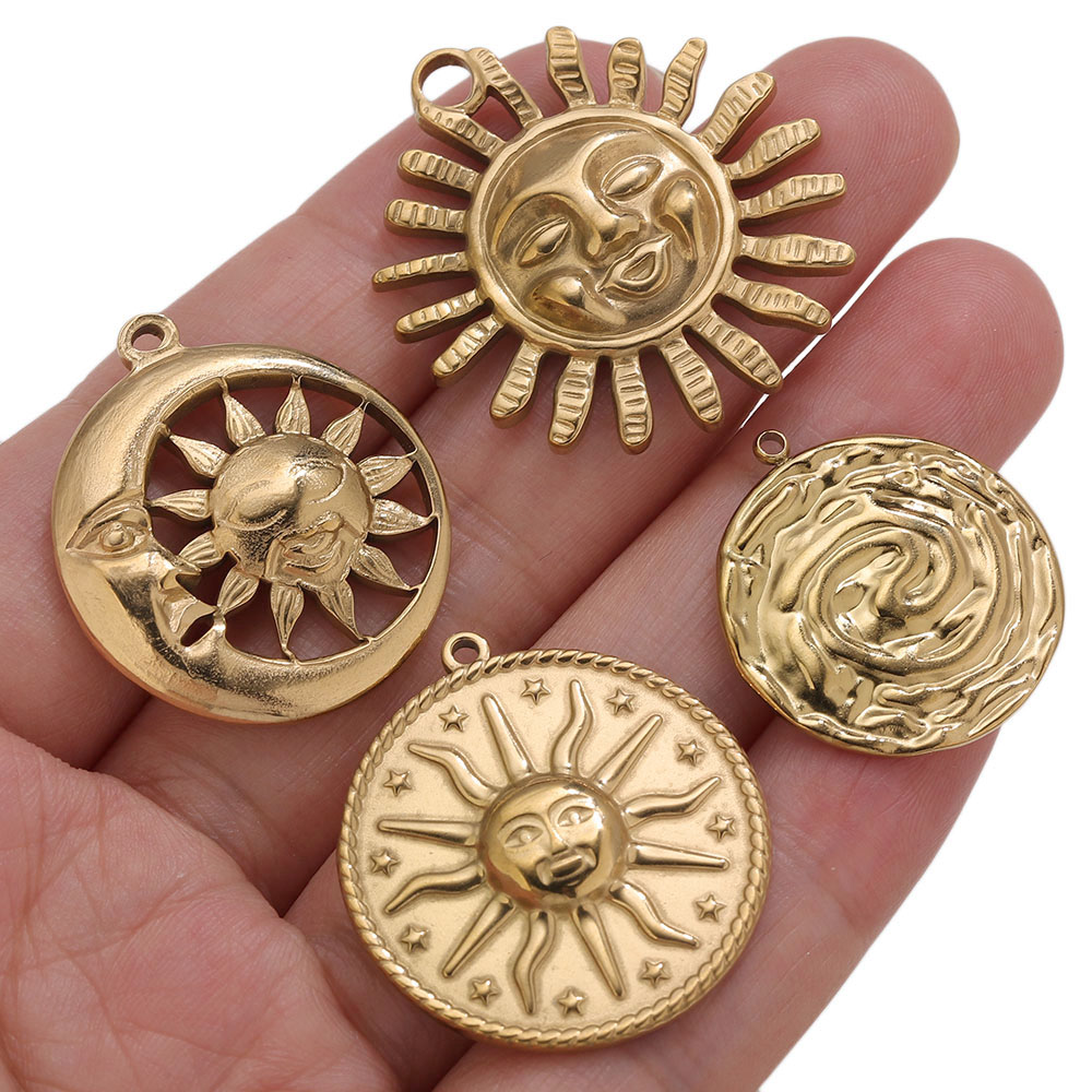 5 stuks PVD gouden bedels roes - Vintage Fashion Jewelry Necklaces recensie en prijs