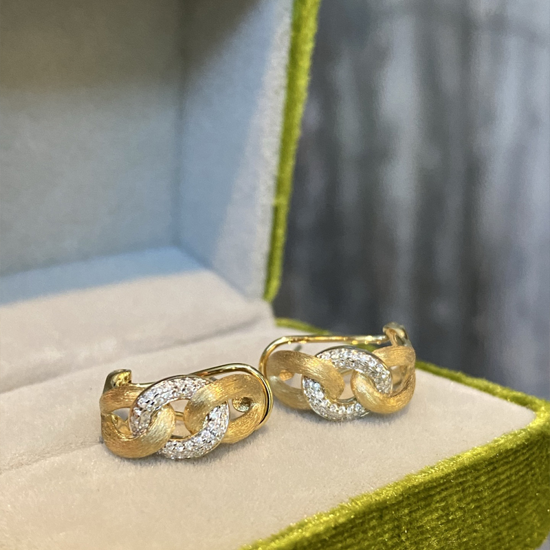 Aazuo 18K geel goud echte diam - Vintage Fashion Rings recensie en prijs