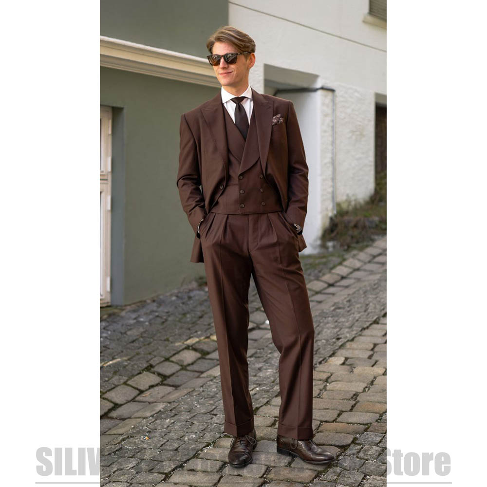 Chique heren driedelig pak mod - Vintage Fashion Outfits Men recensie en prijs