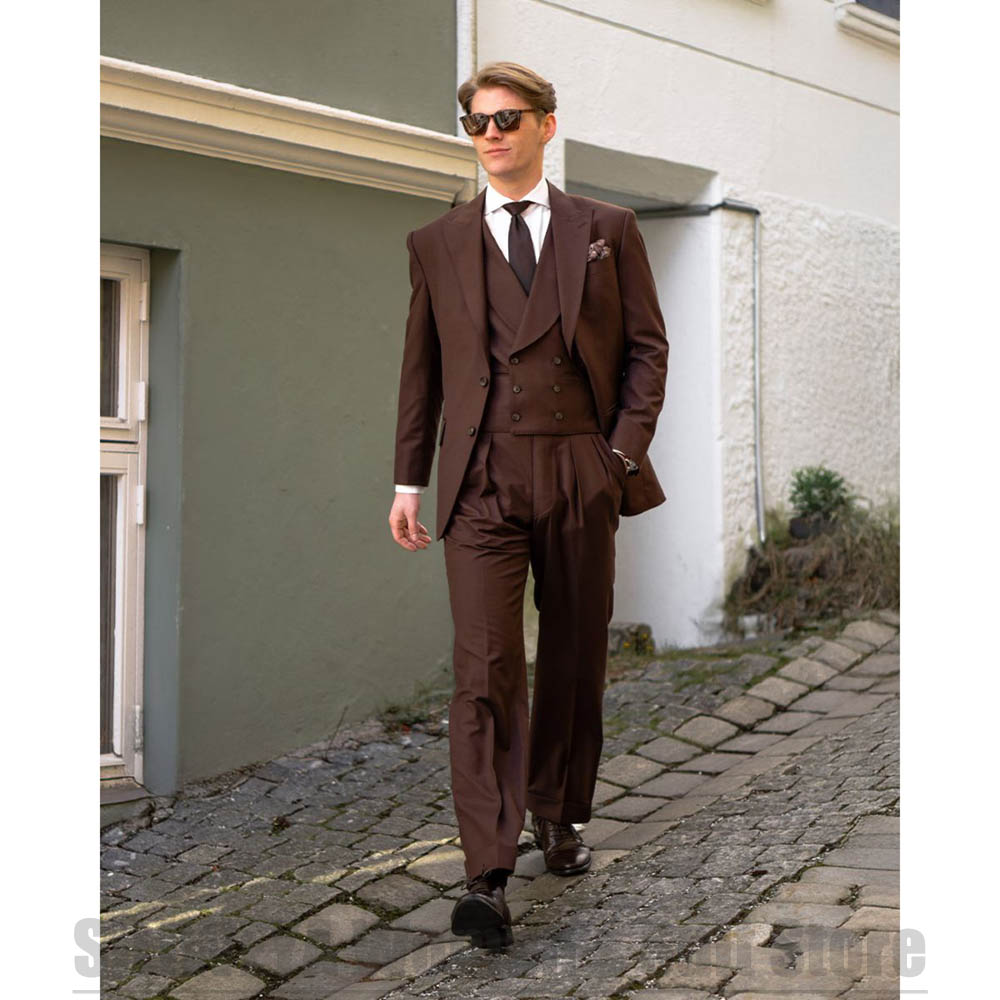 Chique heren driedelig pak mod - Vintage Fashion Outfits Men recensie en prijs