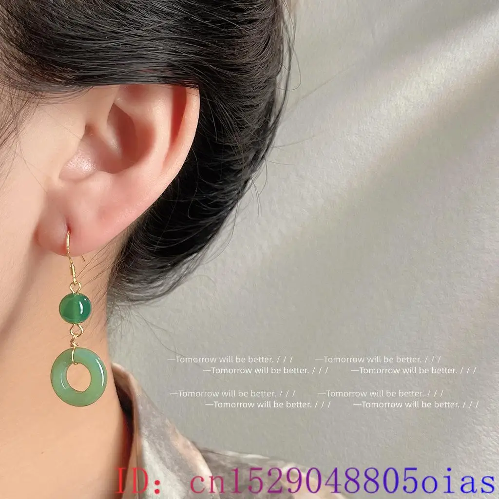 Groene echte jade ring oorbell - Vintage Fashion Rings recensie en prijs