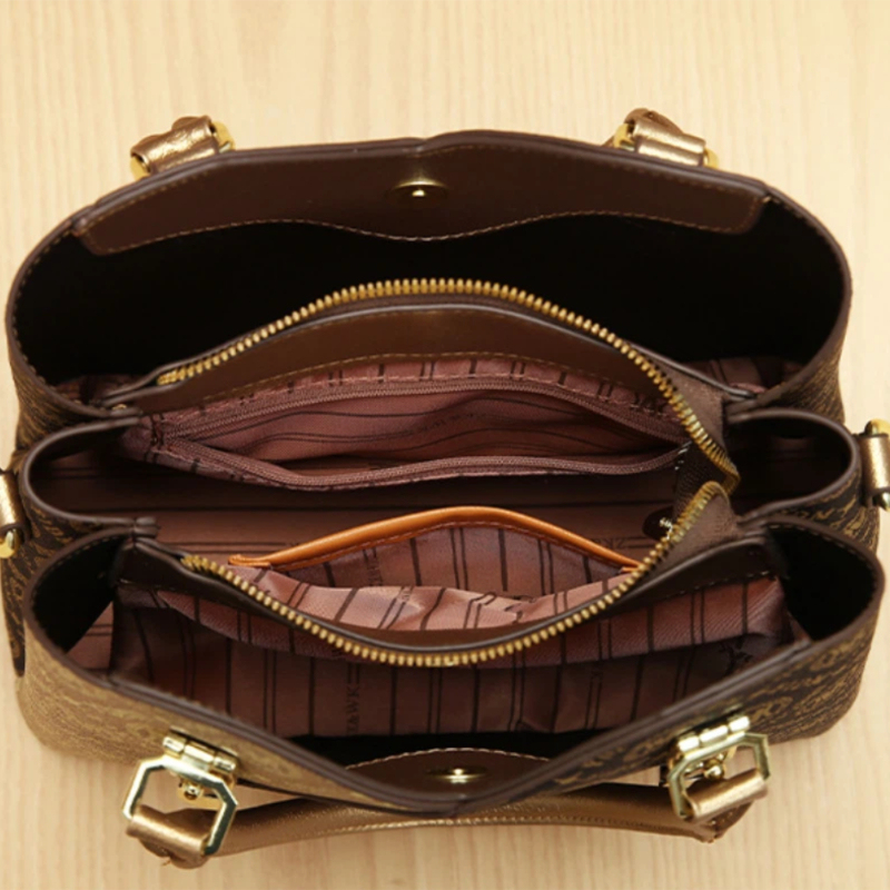 Vintage bedrukte handtassen vo - Vintage Zipper recensie en prijs
