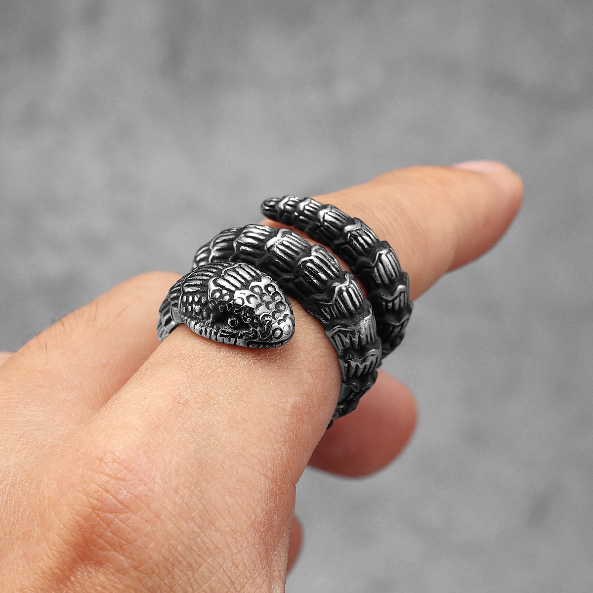 Ratelslang Dier Mannen Ringen  - Vintage Fashion Stuff recensie en prijs