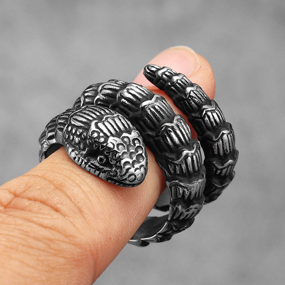 Ratelslang Dier Mannen Ringen  - Vintage Fashion Stuff recensie en prijs