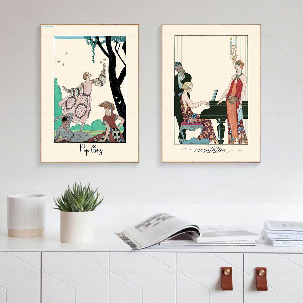 Vintage Print jaren 1920 Frans - Vintage Fashion Magazine Covers recensie en prijs
