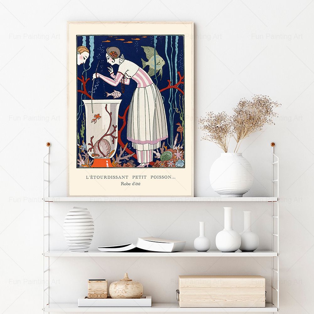 Vintage Print jaren 1920 Frans - Vintage Fashion Magazine Covers recensie en prijs