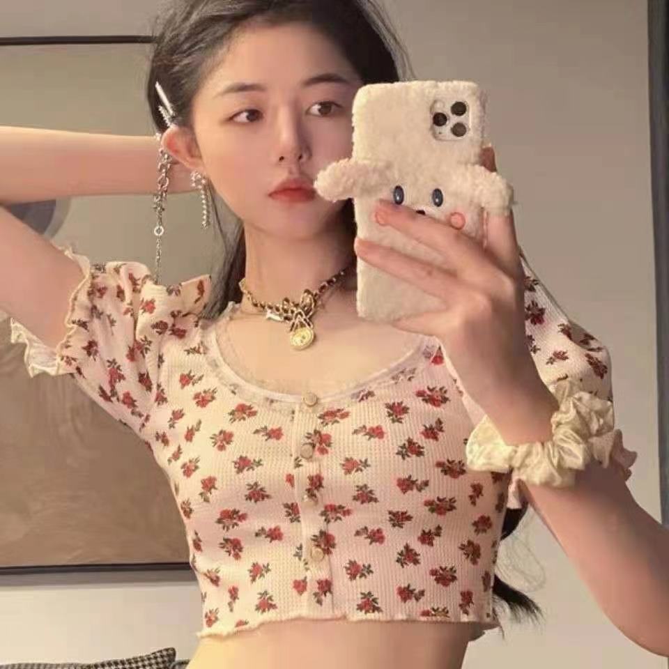 Y2K K-Fashion Japanse Bloemen  - Retro Vintage Korean Fashion recensie en prijs
