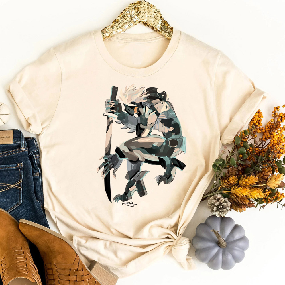 Metal Gear Solid t-shirt tiene - Retro Vintage Korean Fashion recensie en prijs