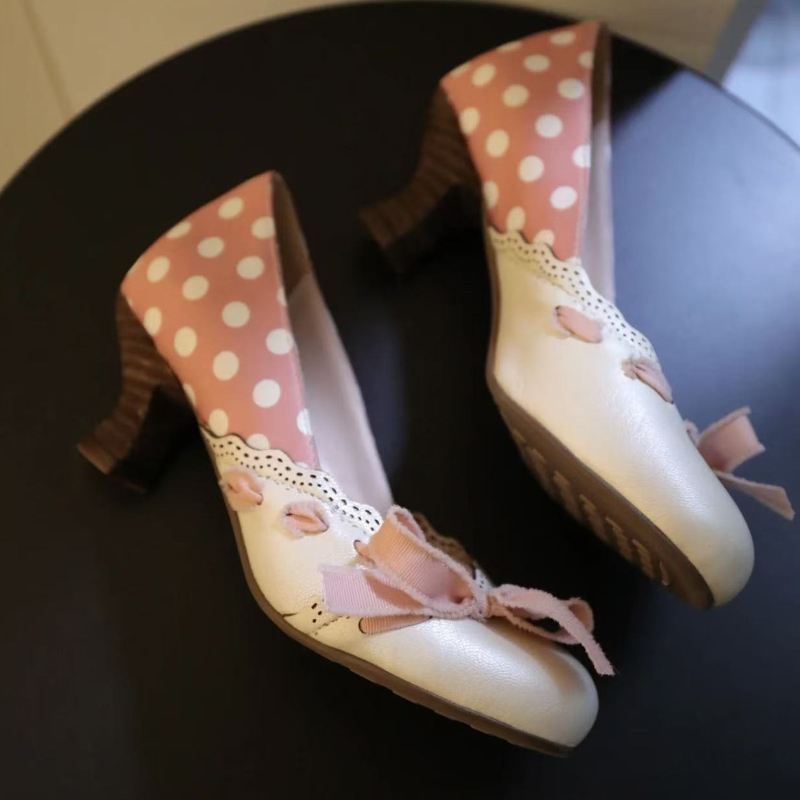 Vintage damespumps met dikke h - Vintage Slip Dress recensie en prijs