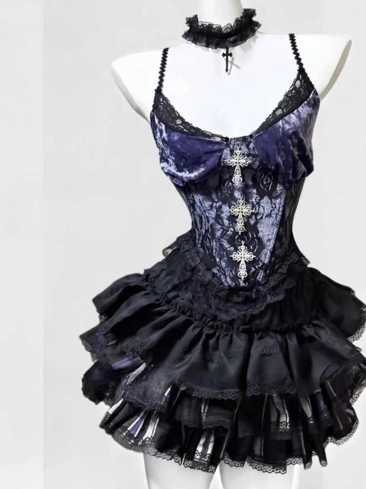 Zomer Sexy Retro Tweedelige Vr - Retro Vintage Korean Fashion recensie en prijs